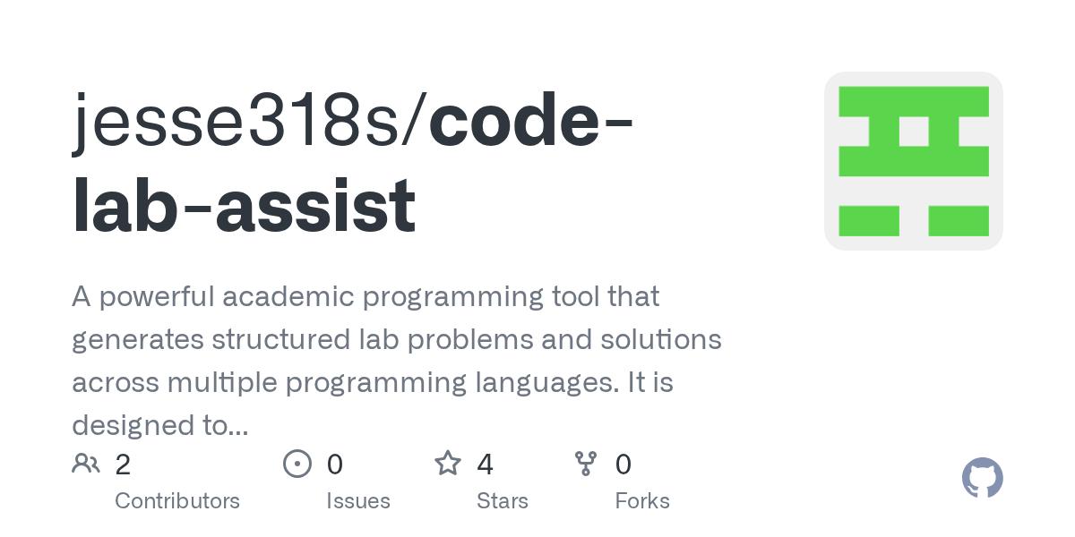 GitHub - jesse318s/code-lab-assist